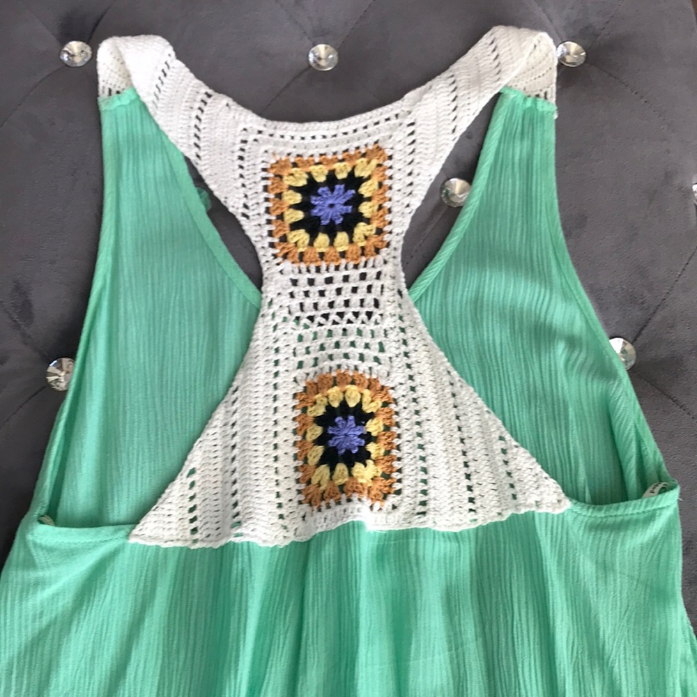 Crochet Back Tank Top